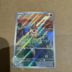 Pokemon Card Victini SVP 208 Black Star Promo - Image 1