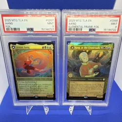 Magic Aang Foil Graded Lot 2025 TLA EN Legendary Creature Avatar Aang PSA9 - Image 1