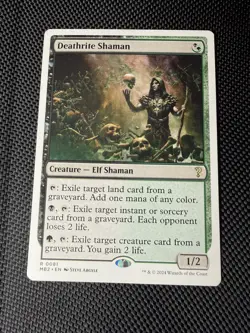 Deathrite Shaman (White Border Rare) - MTG - Mystery Booster 2 (MB2) - #81 - Image 1