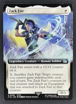 MTG Zack Fair 435 Extended Art Final Fantasy - Image 1