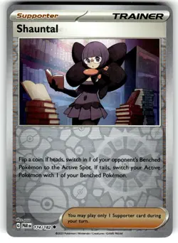 Pokemon 2023 Paradox Rift 174/182 Shauntal Reverse Holo - Image 1