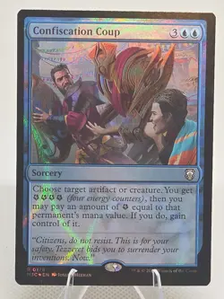 Confiscation Coup RIPPLE FOIL X1 M3C MTG Commander Modern Horizons 3 - Image 1