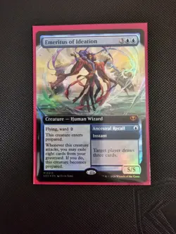 Emeritus Of Ideation Ancestral Recall (Extended Art) Foil M0315 MTG SOS - Image 1