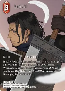 Angeal Full Art Foil - 22-004H NM - Final Fantasy - Image 1