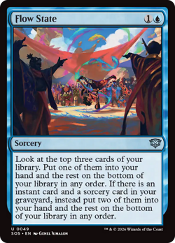 MTG Flow State Uncommon Secrets of Strixhaven #49 NM - Image 1
