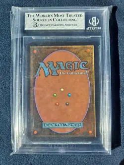 Wall of Wood Magic The Gathering MTG Alpha BGS Beckett graded 8 NM-MINT - Image 2