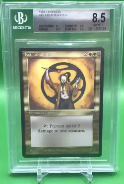 1994 MTG Legends KEI TAKAHASHI BGS 8.5 NM-MT+ - Image 1