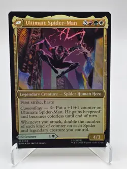 MTG Miles Morales Spider-Man Foil Marvel Universes Beyond Rare NM Magic - Image 2