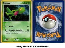 2004 Pokemon, Nintendo Promos, #016 Treecko, Holo Black Star Promo - Image 1