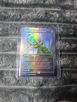 MTG Sword of Hearth and Home BORDERLESS FOIL 0136 TMC - Image 2