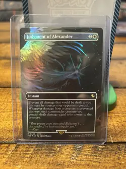 Judgment of Alexander (Borderless) Commander: Final Fantasy Foil - Image 1