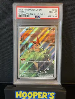 Pokemon TCG - Victini SVP 208 Black Star Promo - PSA 10 - GEM MINT - Image 2