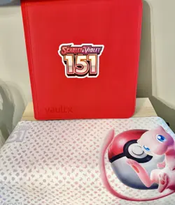 Pokemon Scarlet & Violet 151 Binder Almost Complete With 358 Cards & 151 Mew Mat - Image 1