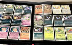 Pokemon Scarlet & Violet 151 Binder Almost Complete With 358 Cards & 151 Mew Mat - Image 5