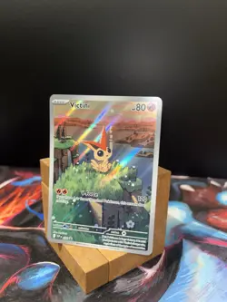 Pokemon TCG Victini SVP 208 Black Star Promo Illustration Rare English Holo - Image 3