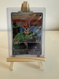 Pokemon Victini SVP 208 Black Star Promo Illustration Rare - Image 1