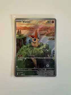 Pokemon Victini SVP 208 Black Star Promo Illustration Rare - Image 3