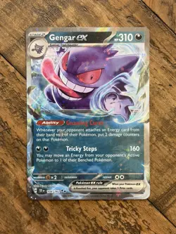 Gengar ex Temporal Forces Double Rare Pokemon TCG 104/162 Scarlet & Violet SV05 - Image 1