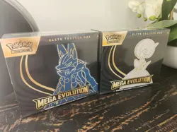 Pokemon TCG: Mega Evolution Elite Trainer Box ETB Lucario & Gardevoir Set Of 2 - Image 1