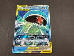 MAGIKARP & WAILORD GX SM166 TAG TEAM POKEMON BLACK STAR PROMO HOLO RARE - Image 1