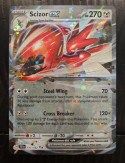 Scizor EX 111/162 Temporal Forces DOUBLE RARE Holo Pokemon Card NM - Image 1