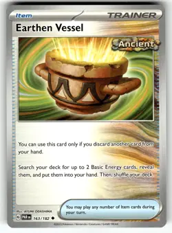 Pokemon 2023 Paradox Rift 163/182 Earthen Vessel - Image 1