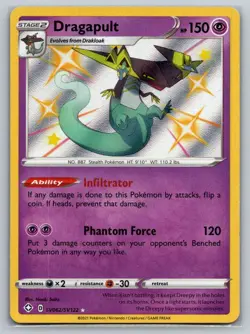 Pokemon Dragapult Shining Fates: Shiny Vault SV062/SV122 NM - Image 1