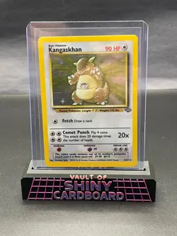🦘 Kangaskhan 5/64 Jungle Holo Vintage Pokemon Card 🦘 - Image 1