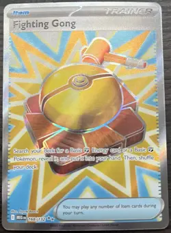 Fighting Gong 168/132 Pokemon TCG Mega Evolution Base Full Art MINT NM - Image 1
