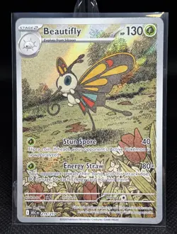 Beautifly #219/217 Holo Illustration Rare Ascended Heroes Pokemon Card - Image 1