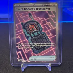 Team Rocket's Transceiver 263/217 Ultra Rare ME: Ascended Heroes Pokemon Holo NM - Image 1