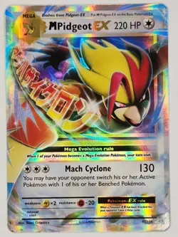 Pokemon Card M Pidgeot EX 65/108 Half Art XY Evolutions NM - Image 1