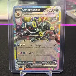 Pokemon TCG Umbreon EX 60/131 Double Rare Holo Prismatic Evolutions NM - Image 1
