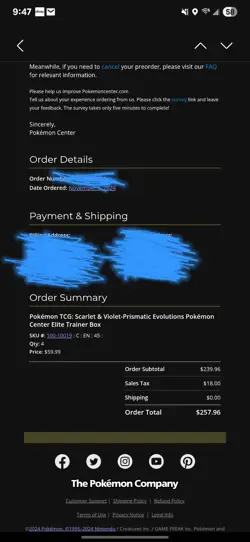 Prismatic Evolutions Pokemon Center Sealed Case Etb With 2x Poster Collections - Image 2