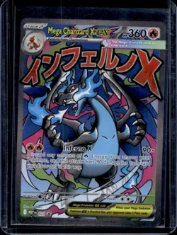 2025 Pokemon MEP Black Star Promos Mega Charizard X ex #023 - Image 1