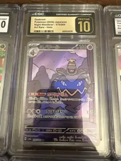 Pokemon CGC Graded Lot of 10 Slabs Cards Japanese English, Dusknoir Pristine 10 - Image 2