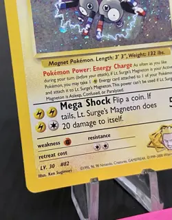Lt. Surge's Magneton 8/132 Holo Rare (2000) Gym Heroes Pokemon WoTC Nintendo TCG - Image 3