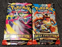 Pokemon TCG Mega Evolution 4 Booster Pack Lot + Bonus 1st Partner Live Codes - Image 4