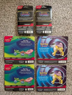 Pokemon Mega Evolution & Phantasmal Flames 2-Pack and Checklane Blisters Lot - Image 2