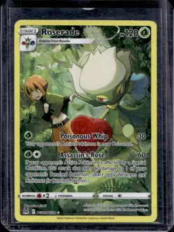 2022 Pokemon SWSH Lost Origin Roserade Trainer Gallery #TG02/TG30 - Image 1