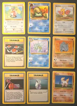 Pokemon TCG Lot - Base Fossil Jungle LP Set - Image 1
