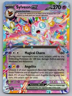 Sylveon ex 086/191 Double Rare Surging Sparks Pokemon Near Mint - Image 1