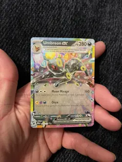 Pokemon TCG Umbreon EX 60/131 Double Rare Holo Prismatic Evolutions NM - Image 1