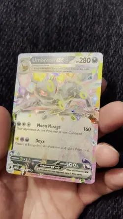 Pokemon TCG Umbreon EX 60/131 Double Rare Holo Prismatic Evolutions NM - Image 2