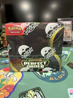 Pokemon TCG ME03 Mega Evolution PERFECT ORDER BOOSTER BOX Sealed IN HAND - Image 1