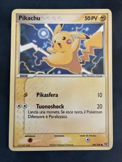 Pokemon Pikachu 60/106 EX Emerald ITALIAN Vintage - Near Mint - Image 1