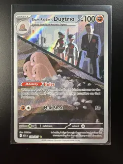Team Rocket's Dugtrio 239/217 Pokemon TCG Ascended Heroes Illustration Rare - Image 1