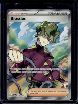 2025 Pokemon Prismatic Evolutions Brassius Full Art #135/131 - Image 1