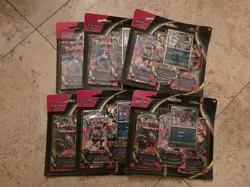 Pokemon Mega Phantasmal Flames 3 Pack Blisters Lot of 6 - Image 1