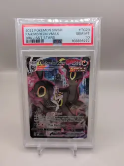 Umbreon VMAX TG23/TG30 Brilliant Stars Full Art Rare PSA 10 Pokemon TCG - Image 1
